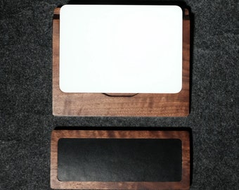 Elegant (2021) Apple Trackpad Stand | Ergonomic Wooden Design | Compatible with Magic Trackpad | Desk Aesthetics & Comfort Boost