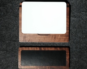 Wooden Trackpad Stand for Magic Trackpad | Ergonomic Desk Accessory