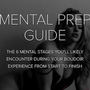 BOUDOIR Mental Prep Guide- For Clients (CANVA TEMPLATE)