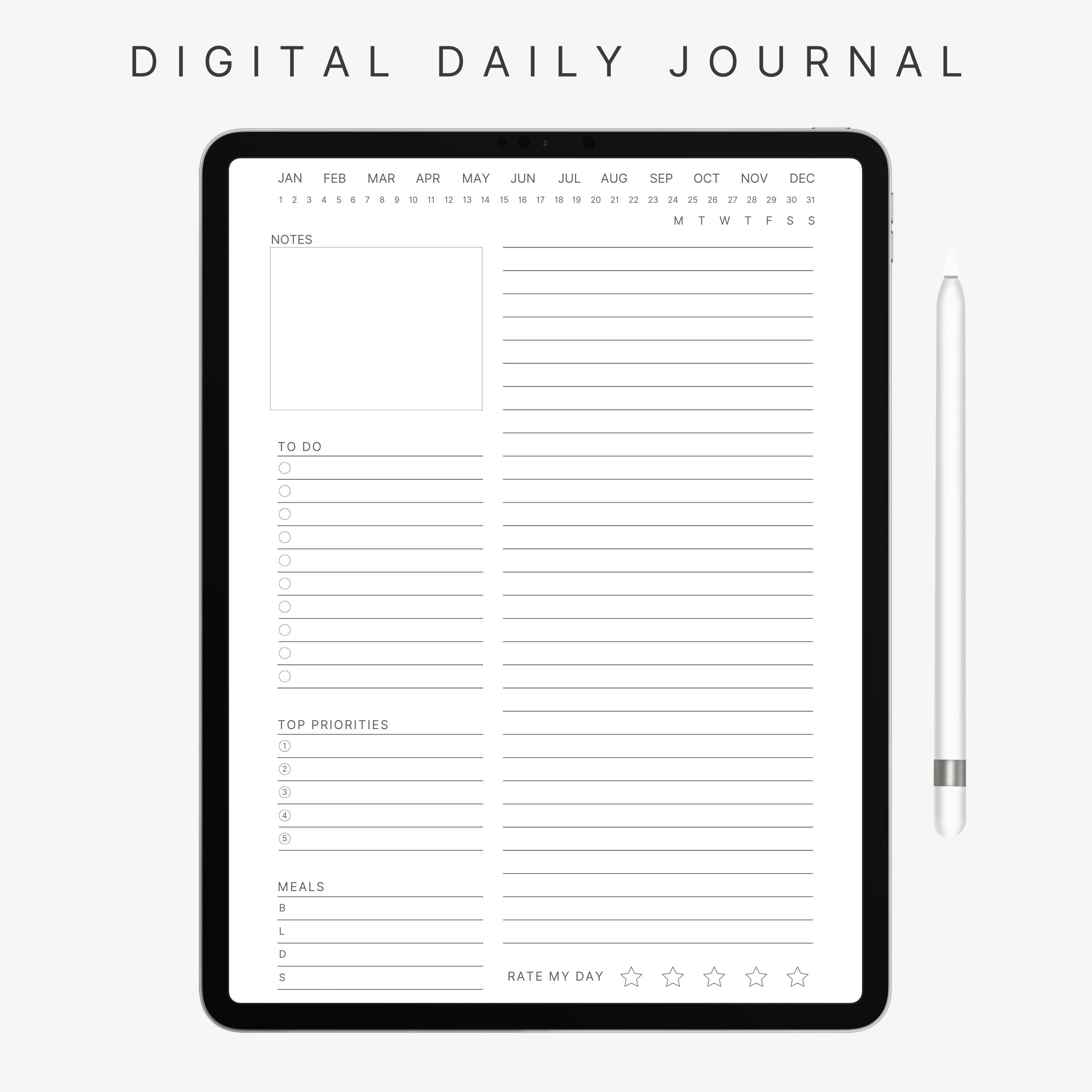 iPad diary template - Etsy 日本 iPad diary template - Etsy 日本