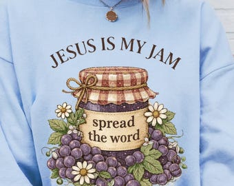 Jesus Is My Jam PNG | Christian Faith Graphic (Digital Download)