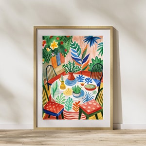 Henri Matisse Print | Fauvism Painting | Modern Colorful Poster | Abstract Art | Digital Download | Vintage Matisse Decor | Maximalist Art