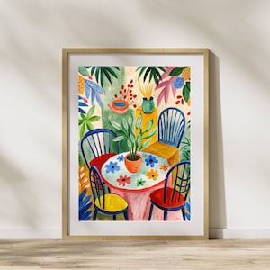 Henri Matisse Print | Fauvism Painting | Modern Colorful Poster | Abstract Art | Digital Download | Vintage Matisse Decor | Maximalist Art