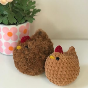Gehäkeltes Huhn, gehäkeltes Kuscheltier Huhn, Hahn, crochet chicken, plushie, Amigurumi Weihnachtsgeschenk, Geburtstagsgeschenk, Hühner