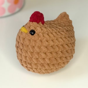 Gehäkeltes Huhn, gehäkeltes Kuscheltier Huhn, Hahn, crochet chicken, plushie, Amigurumi Weihnachtsgeschenk, Geburtstagsgeschenk, Hühner