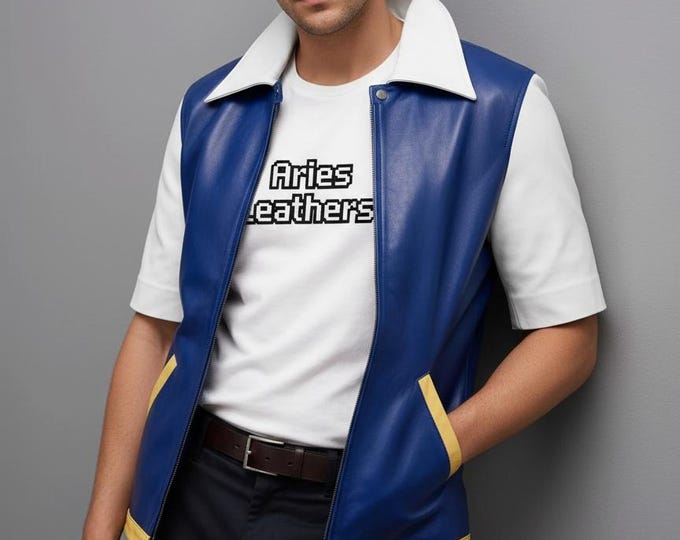 Ash Ketchum Cosplay Leather Jacket - Pokémon Anime Trainer