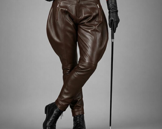 Men's Genuine Leather Jodhpurs | Equestrian Riding Pants