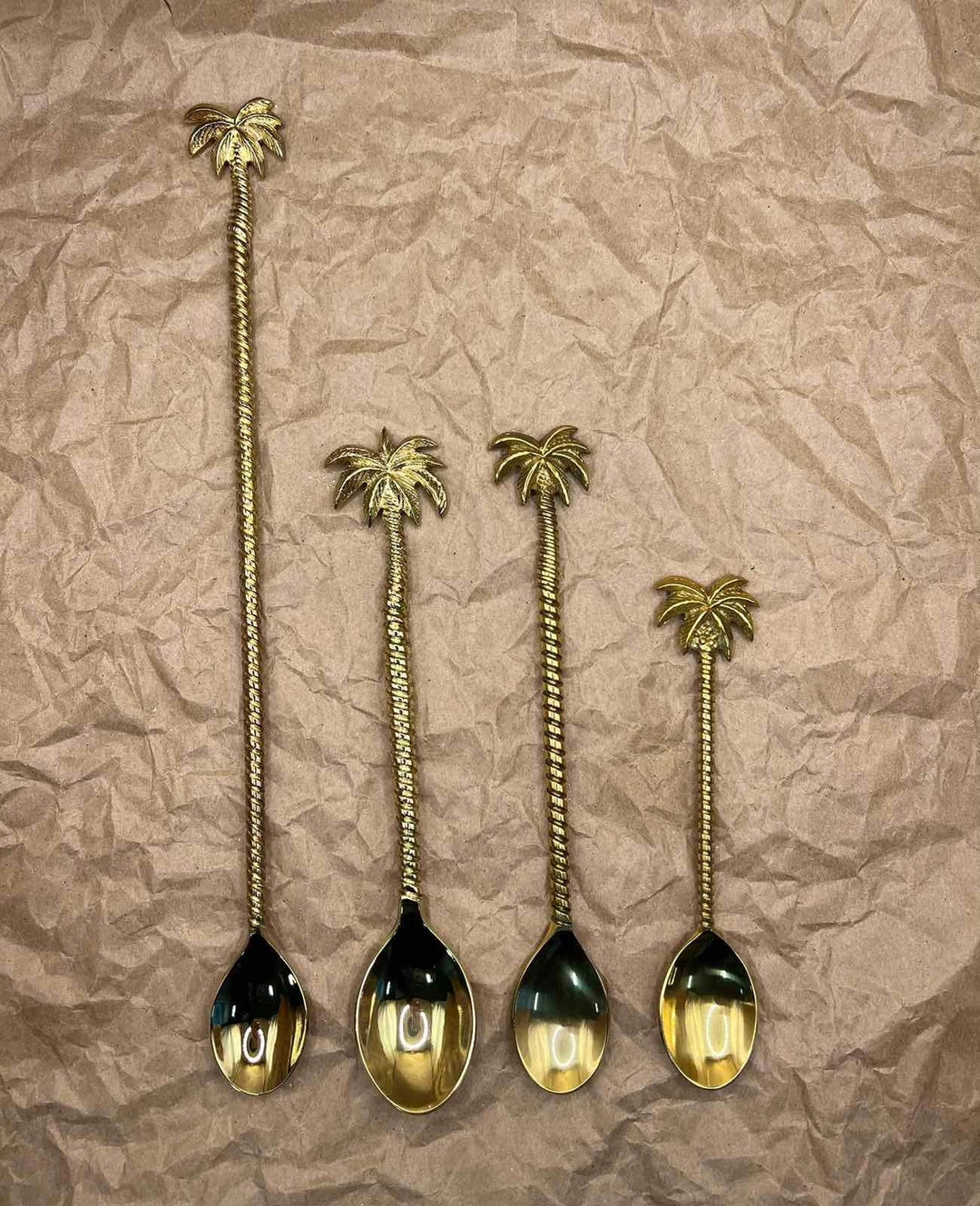 Palm Tree Spoon Set Etsy