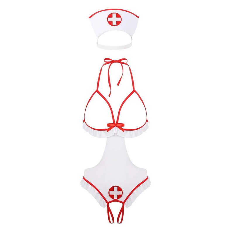 Nurse Lingerie I Cosplay Lingerie Set I Nurse Uniform Cosplay I