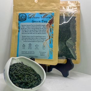 Gyokuro japanskt grönt te – ekologiskt, starkt, umamismak, lösa blad