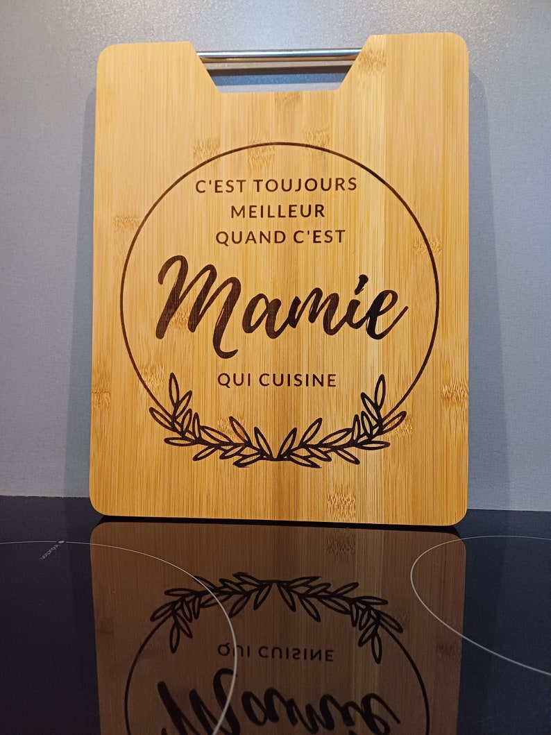 Cutting board / customizable laser engraved wooden aperitif board new / Party gift, birthday, housewarming, wedding image 3