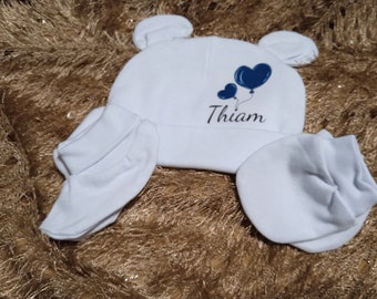 Personalized birth set with baby's first name