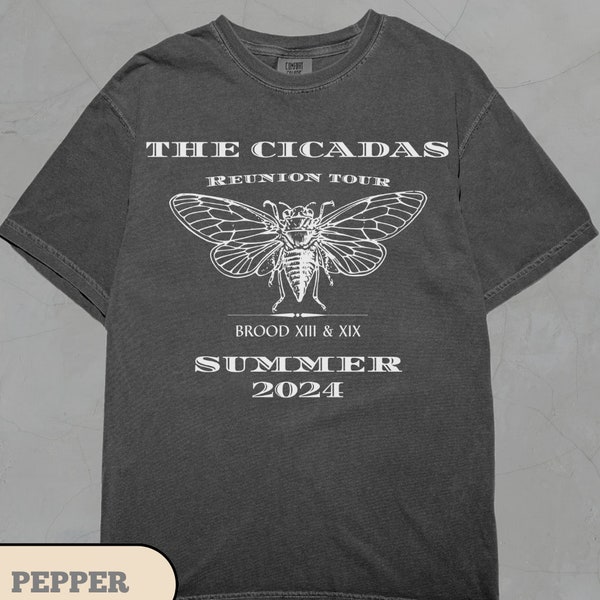 Cicada Shirt 2024, Bug Humor, Cicada Bootleg tee, Goblincore, Cicada Concert T-shirt, Insect lover, Entomology shirt, Cicada Emergence shirt