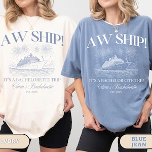 パーソナライズされた独身旅行シャツ、グループマッチングクルーズシャツ、友人の独身旅行Tシャツ、ブライダルパーティー、友人の休暇衣装