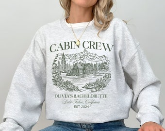 Vintage Custom Camp Bachelorette Party Sweatshirt, Mountain Bride Camp, Hiking Bridal Party gifts, Lake Themed bach party Crewneck