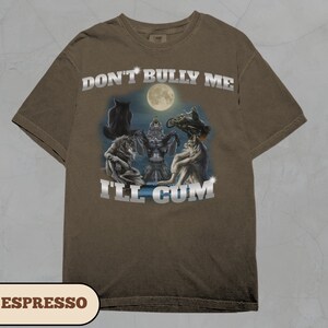 Funny Wolf Shirt, Literally Me, Vintage T-Shirt, Grunge Clothing Aesthetic, Alpha Male Wolf Meme Tee, Ironic Emo shirt, Retro Wolf Meme image 4