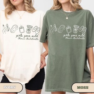 Girls Gone Mild Bachelorette party shirts, Custom Spa Party PJS, Movie Night Shirt, Girls Night, Personalized Bach Bridesmaids gifts image 2