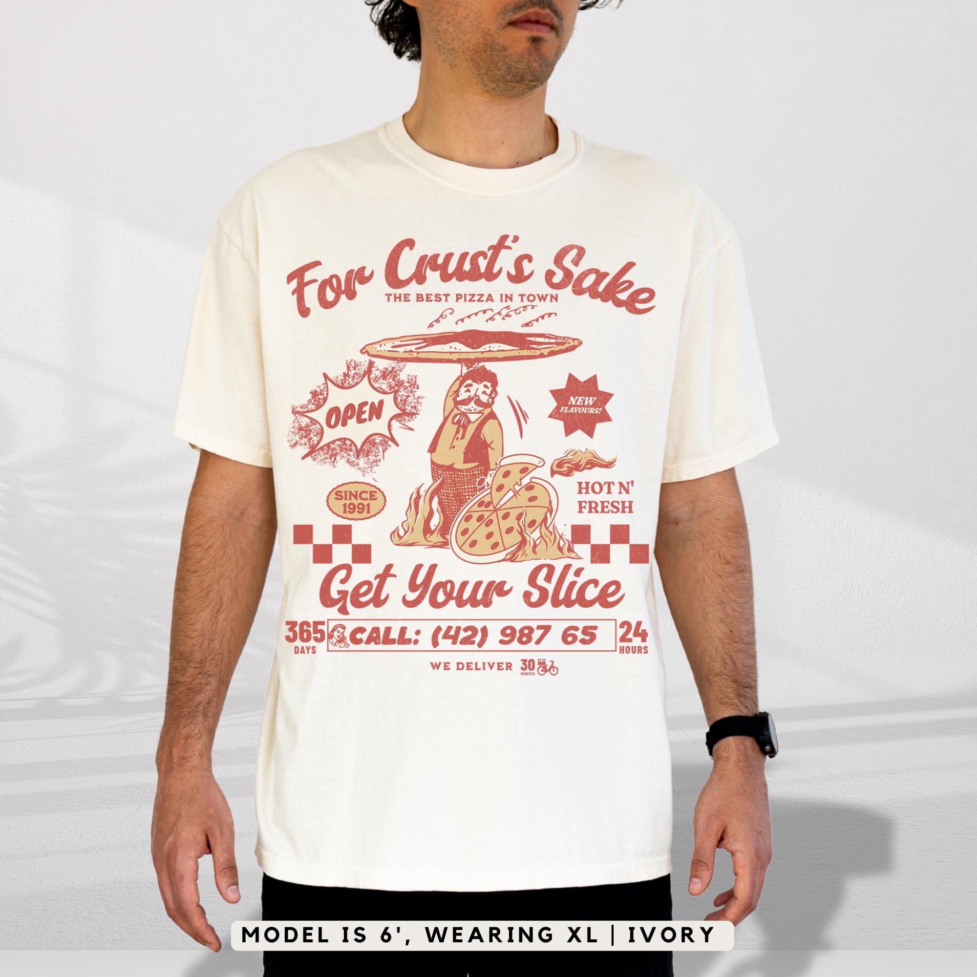 Retro Pizza Graphic Tee - Comfort Colors® Unisex Shirt - Etsy