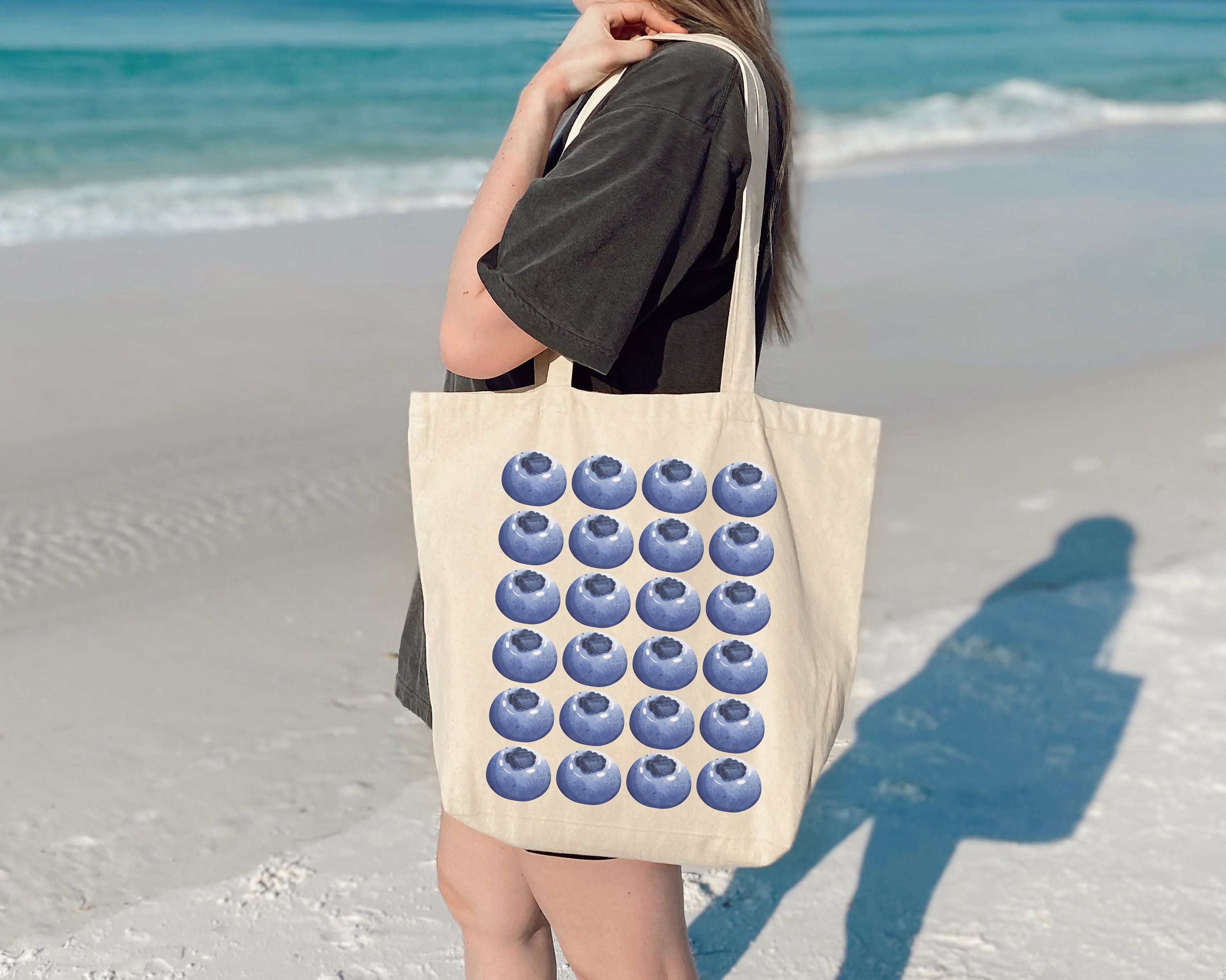 Blueberry tote bag Etsy