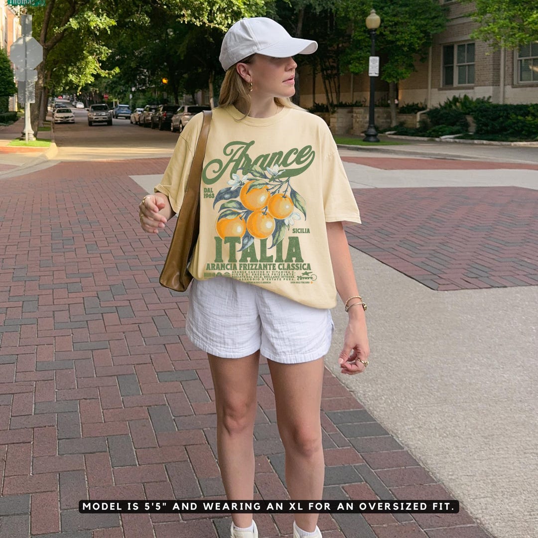 Sicilian Orange Comfort Colors® Shirt: Retro Y2K Graphic Tee