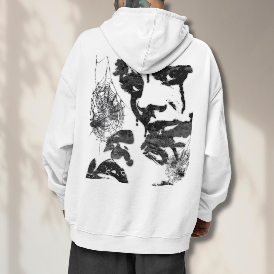 Y2K Hoodie, Spider Web Retro Gothic Grunge Sweatshirt - Etsy