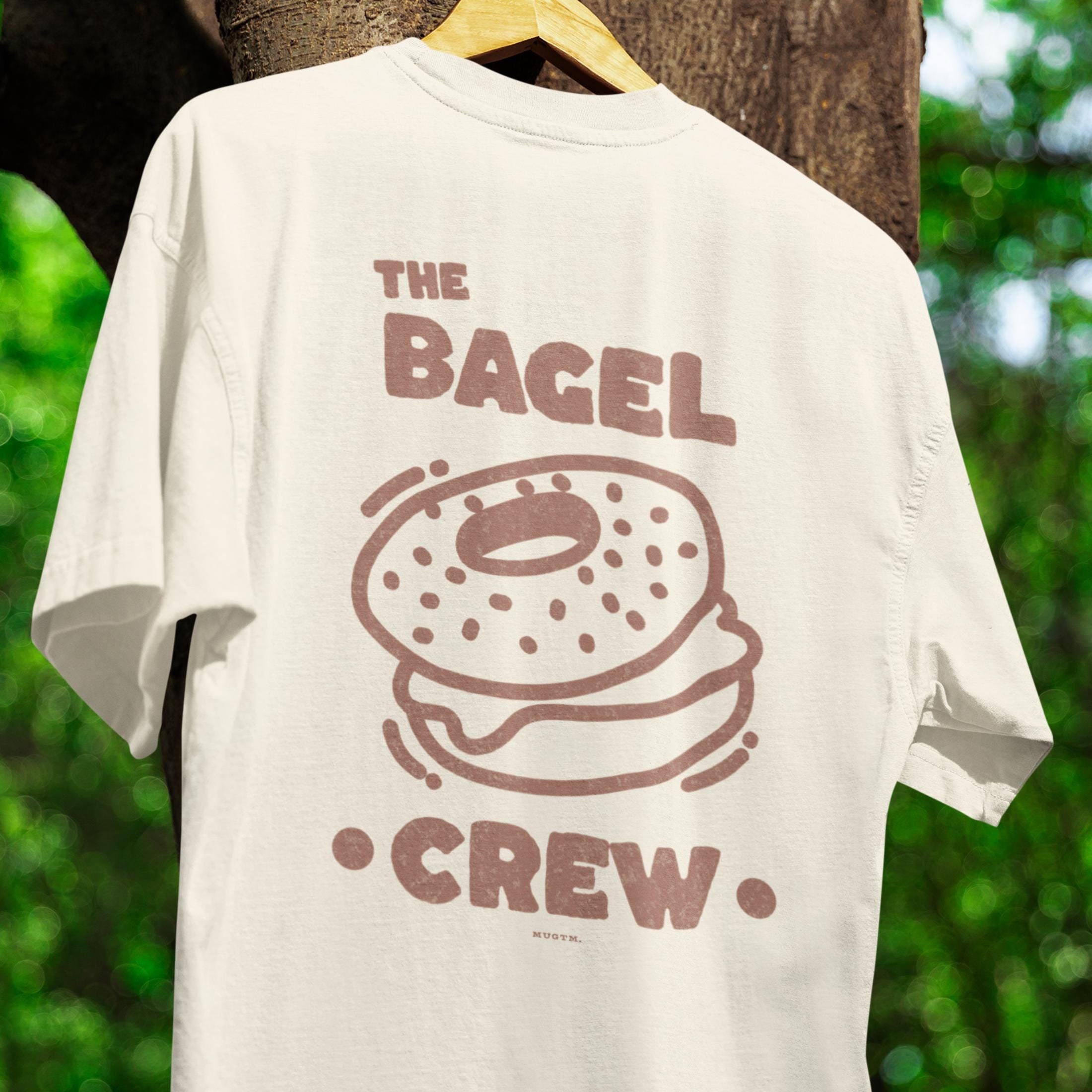 Bagel Crew Comfort Colors® T-shirt: Funny Foodie Graphic Tee - Etsy