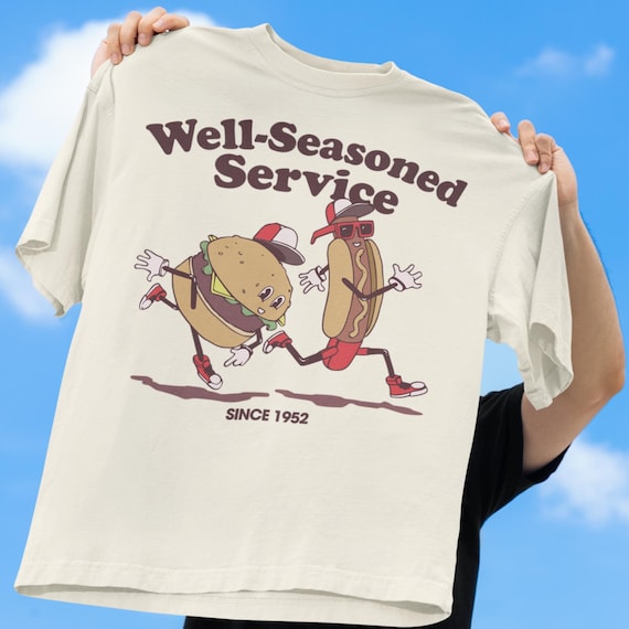 Comfort Colors® Food T-shirt, Hand-drawn Cartoon Shirt, Funny