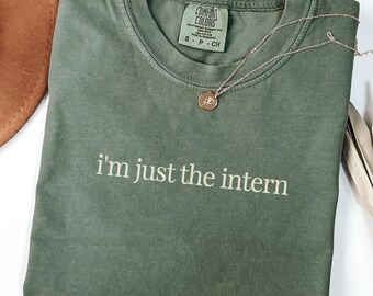 Comfort Colors® Intern Shirt: Funny Garment-Dyed Office Tee