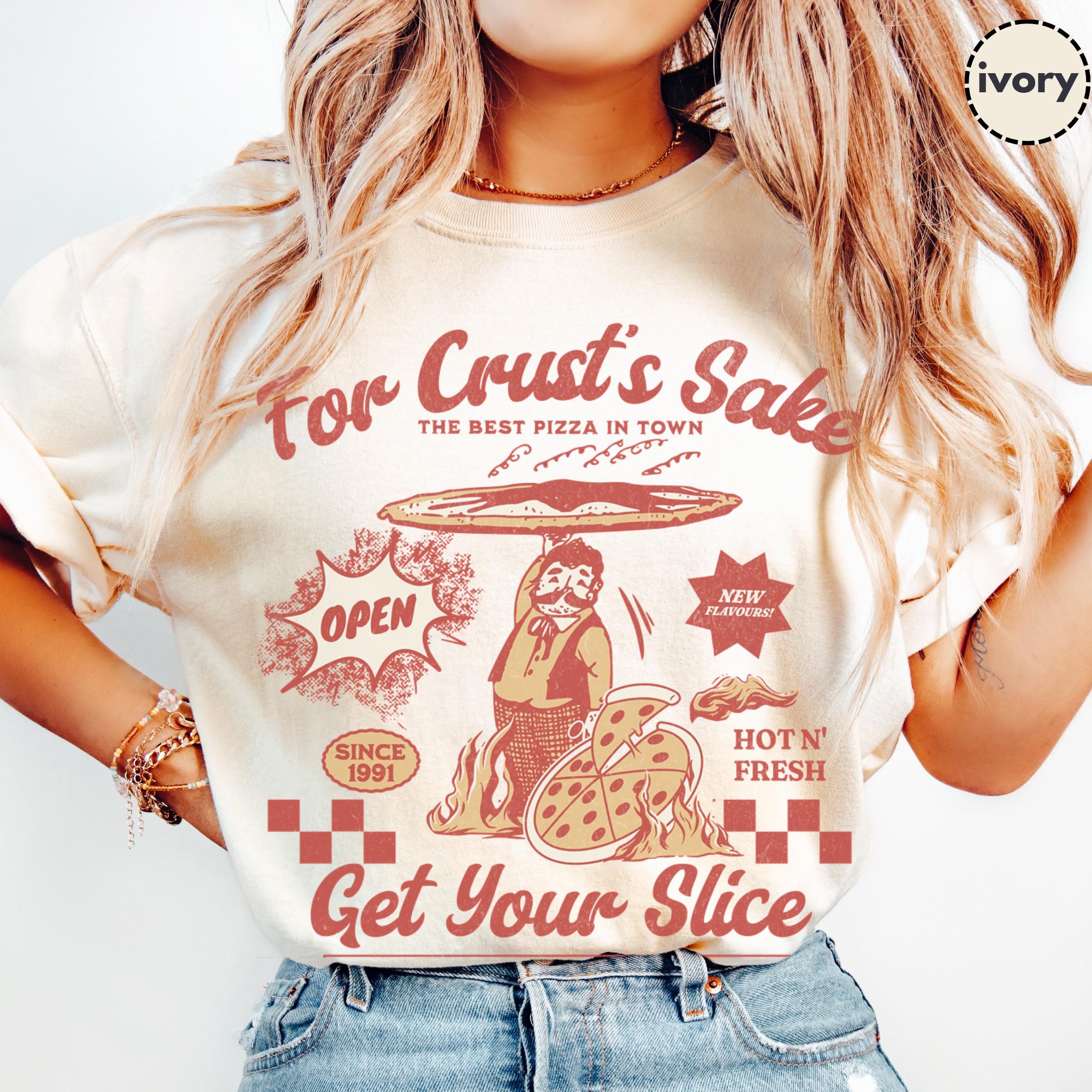 Retro Pizza Graphic Tee - Comfort Colors® Unisex Shirt - Etsy