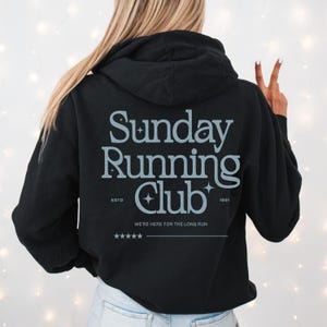Sunday Running Club Hoodie - Comfort Colors® Lightweight Cotton