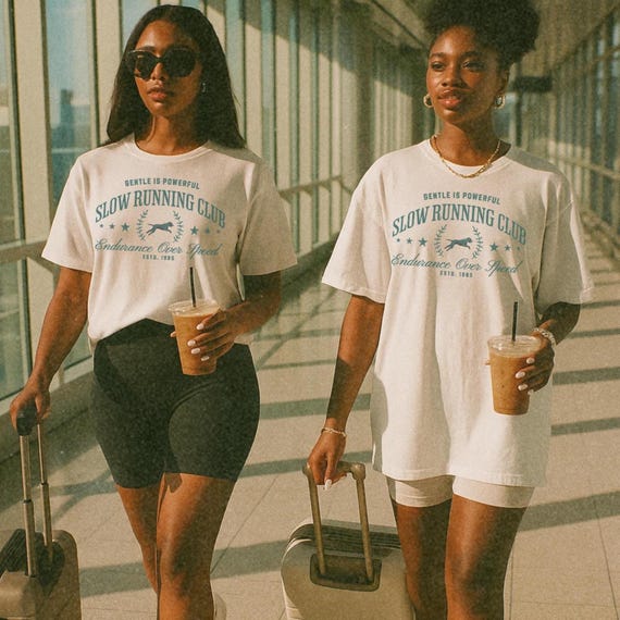Maglietta Comfort Colors® Slow Running Club – T-shirt sportiva