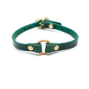 Leather O-Ring Choker