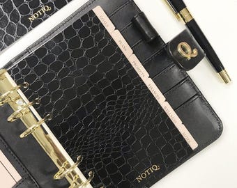 NOTIQ | Black Croco Luxe |  Dashboard