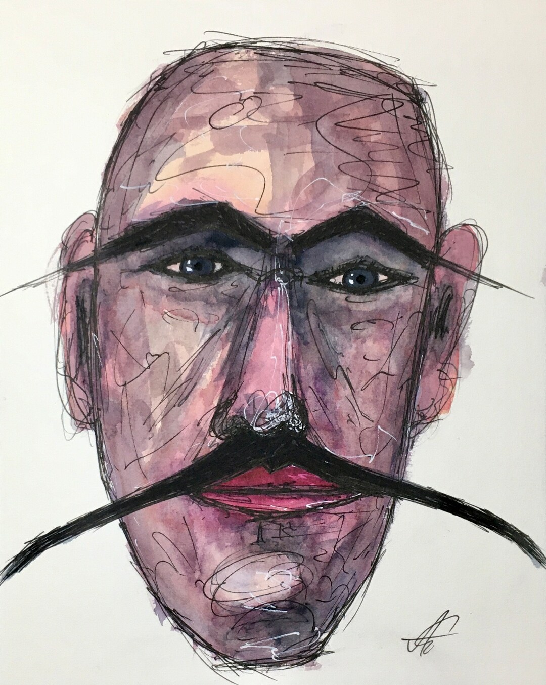 Ernesto the Great. Signed Original by Alexander Ehmann. Etsy