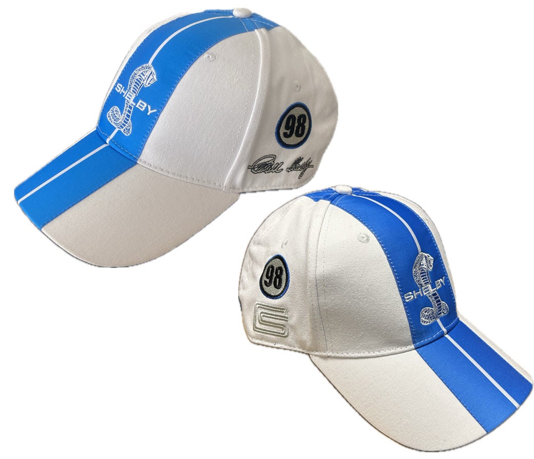Flexfit 6277 Fitted Baseball Hat – Shelby Cobra Outline Design, Olive Green S/M Size - View #14