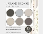 Sherwin Williams Urbane Bronze, Wallpaper and Sherwin Williams Paint Color Combos, Warm Neutral Colors Paint for Walls, House Wallpaper