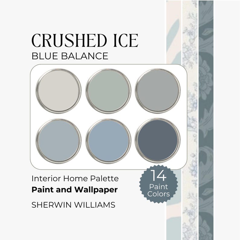 crushed ice sherwin williams complementary colors