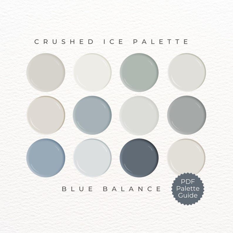 sherwin williams crushed ice coordinating colors