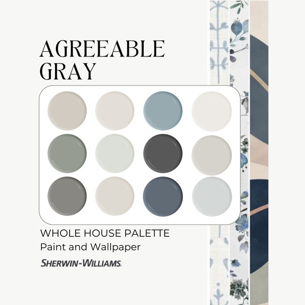 Agreeable Gray Etsy