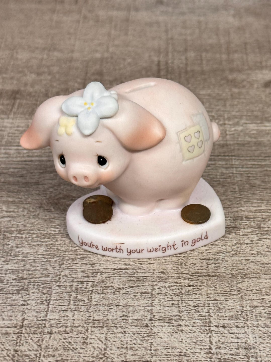 Vintage 1982 Precious Moments You're Worth Your Weight in Gold E-9282 ...