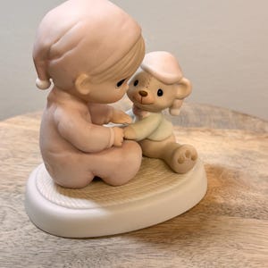Vintage 1982 Precious Moments May Your Christmas Be Cozy E-2345 - Collectible Figurine