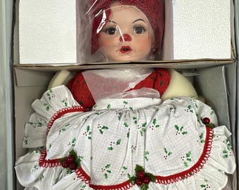 Vintage Marie Osmond Doll 24" Raggedy Ann Kissy Mistle Ho Ho Ho Christmas - Collectible Plush