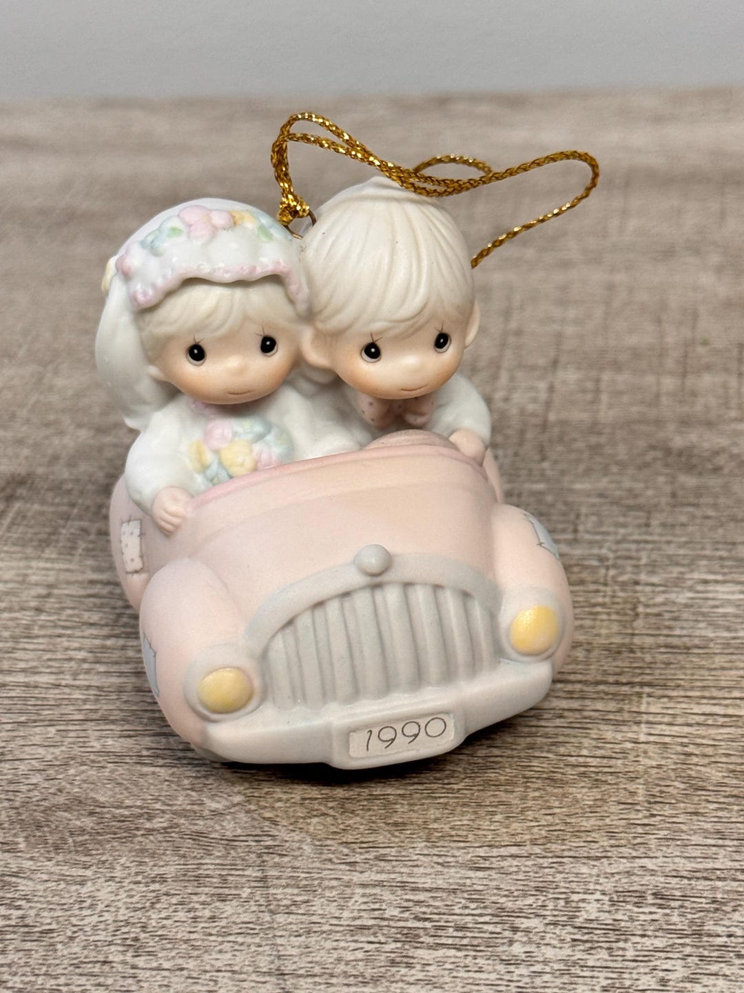 Vintage 1990 Precious Moments Our First Christmas Together Ornament ...