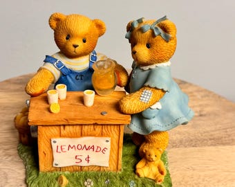 Vintage 1999 Enesco Cherished Teddies Albert and Susann 661848S - Collectible Figurine