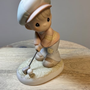 Vintage 1994 Precious Moments Lord Help Me To Stay On Course 532096 - Collectible Figurine