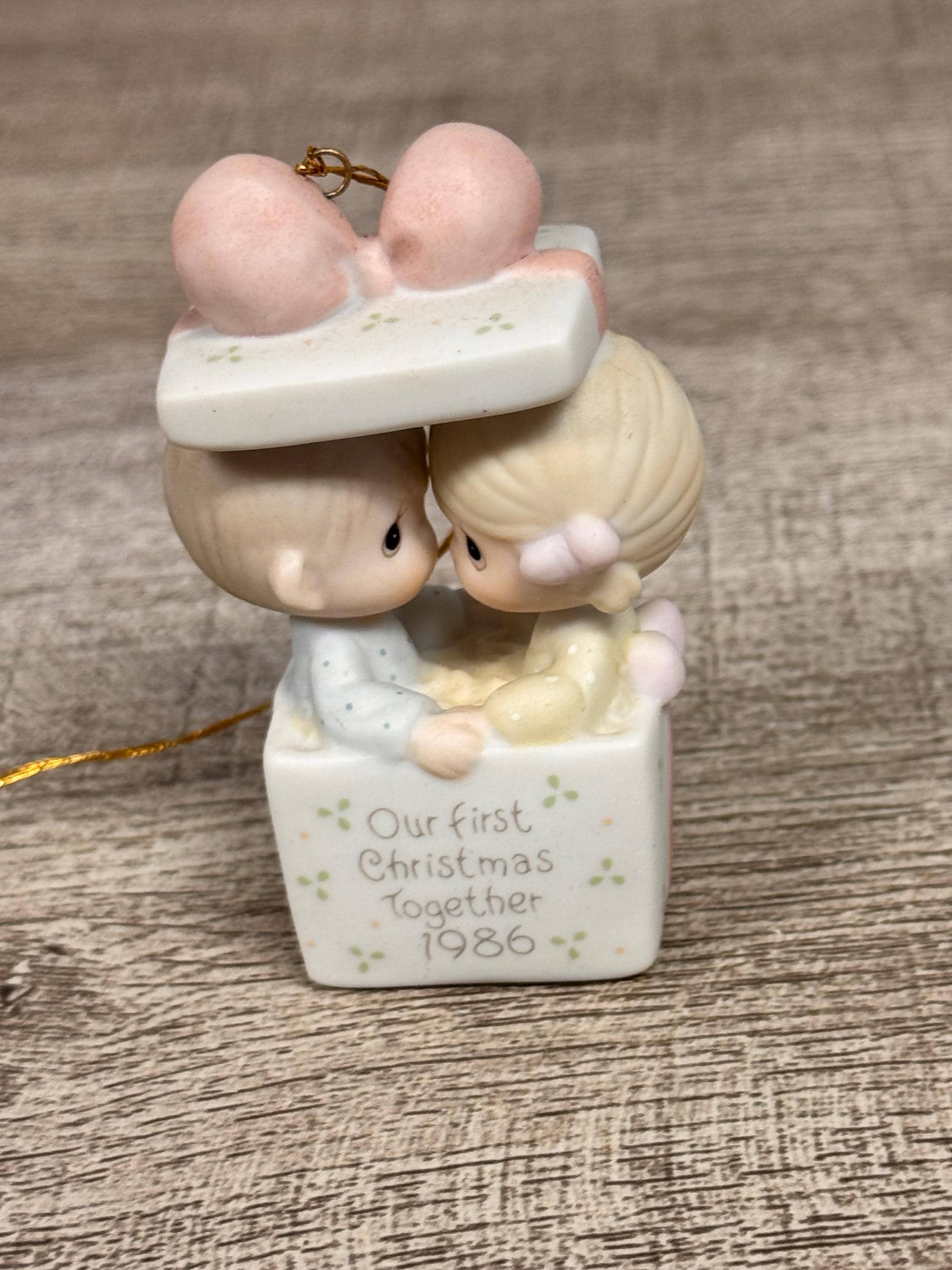 Vintage 1986 Precious Moments Our First Christmas Together Ornament ...