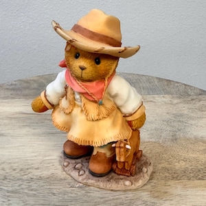 Vintage 1998 Enesco Cherished Teddies Sierra Special Limited Edition 466271 - Collectible Figurine
