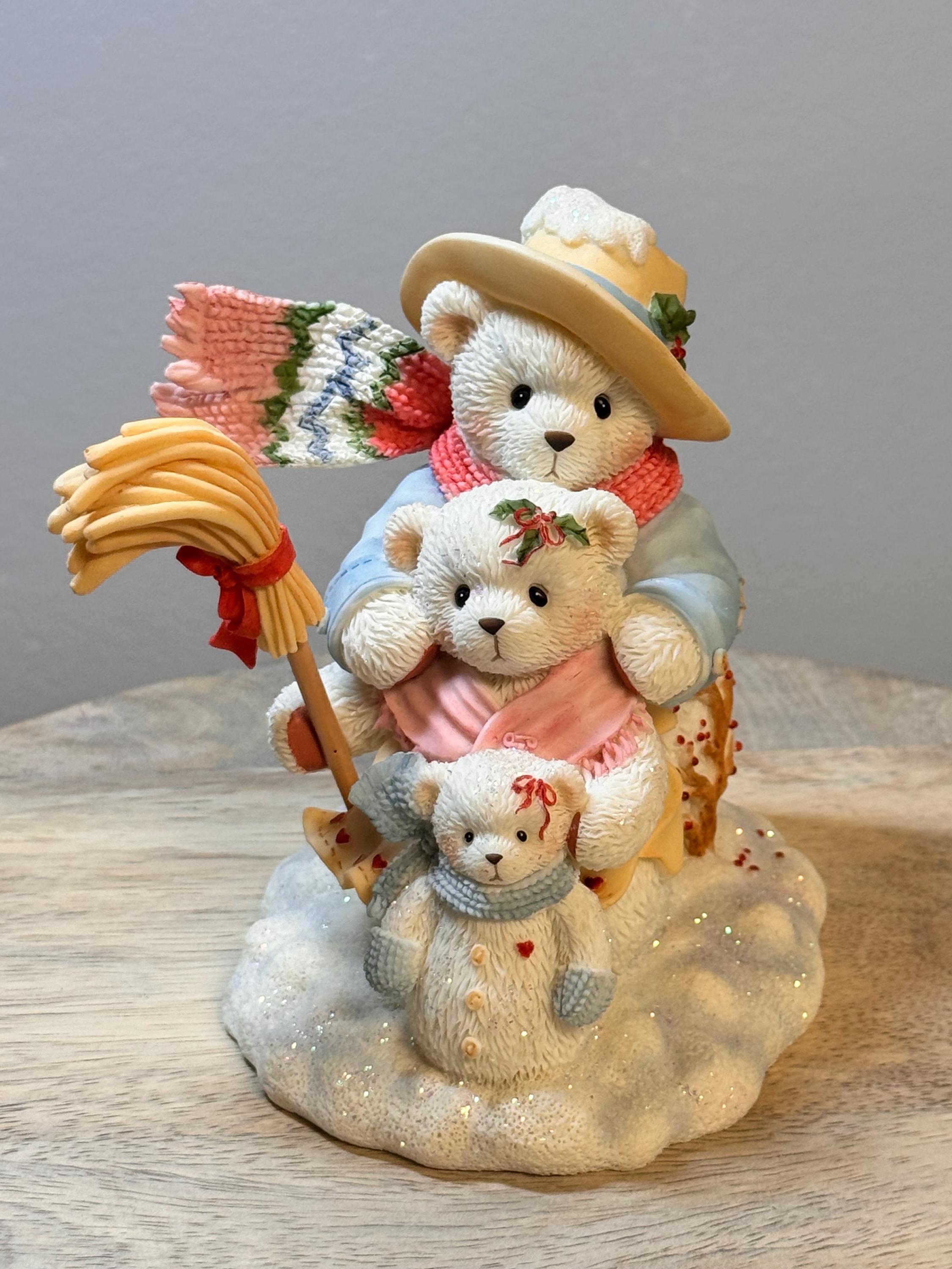 Vintage 2002 Enesco Cherished Teddies Adam, Claire and Kirsty