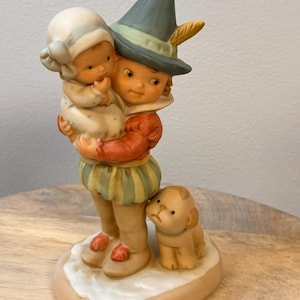 Vintage 1998 Memories of Yesterday Wishin&#39; You A Jolly Holiday 162736 - Collectible Figurine