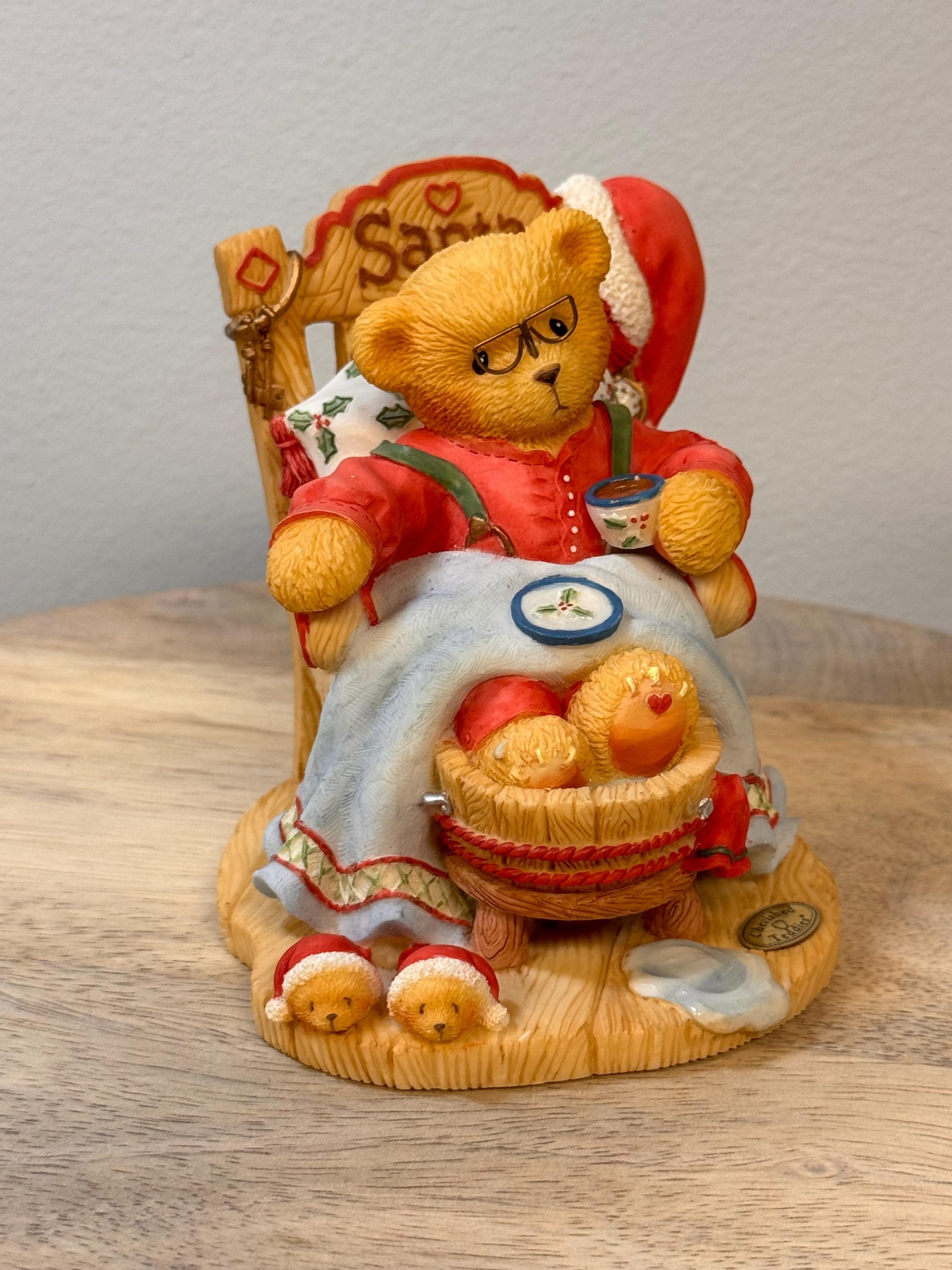 Cherished Teddies Santa - Etsy